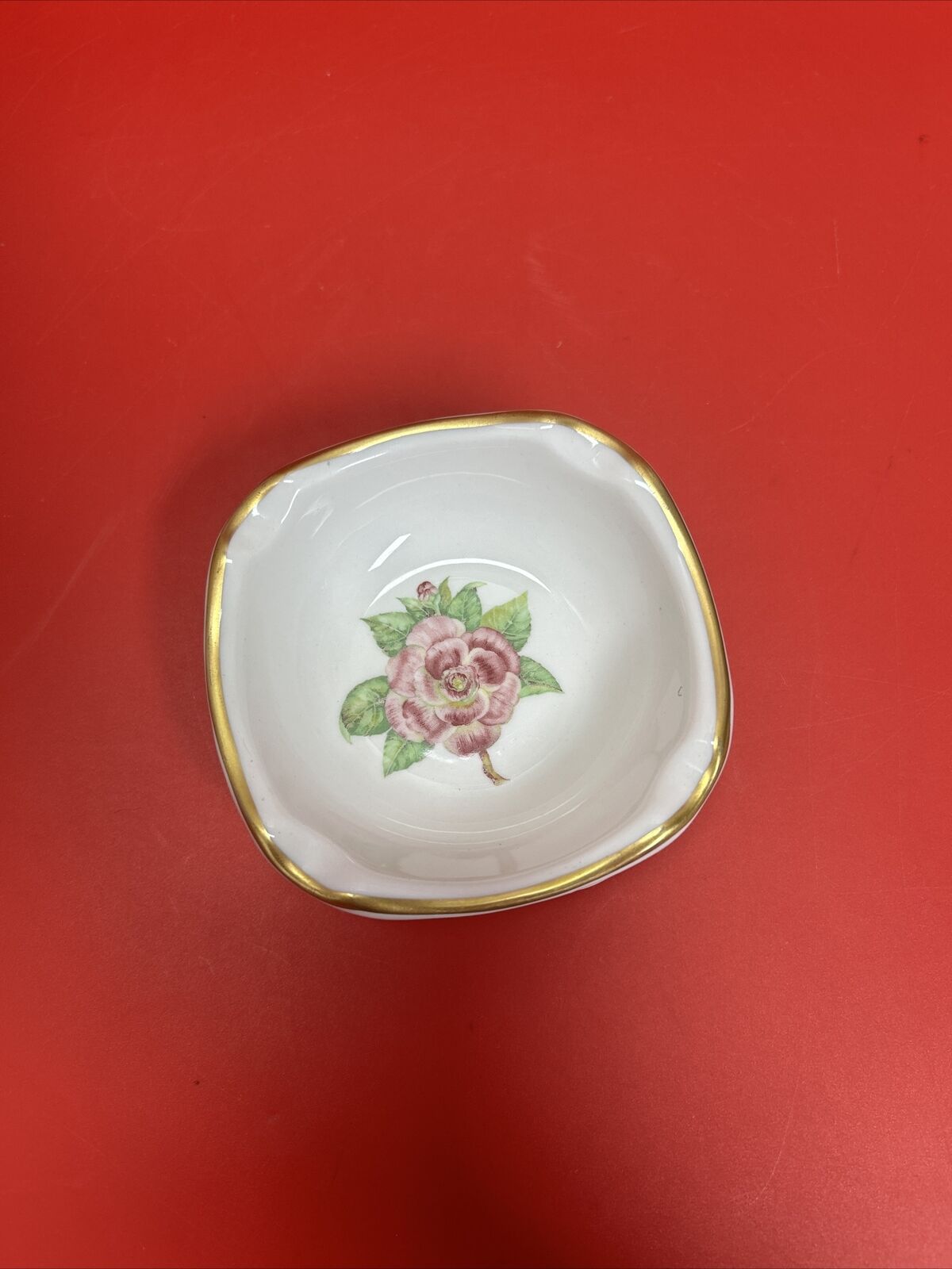 2-Syracuse China Ashtray Porcelain Made in USA 4\