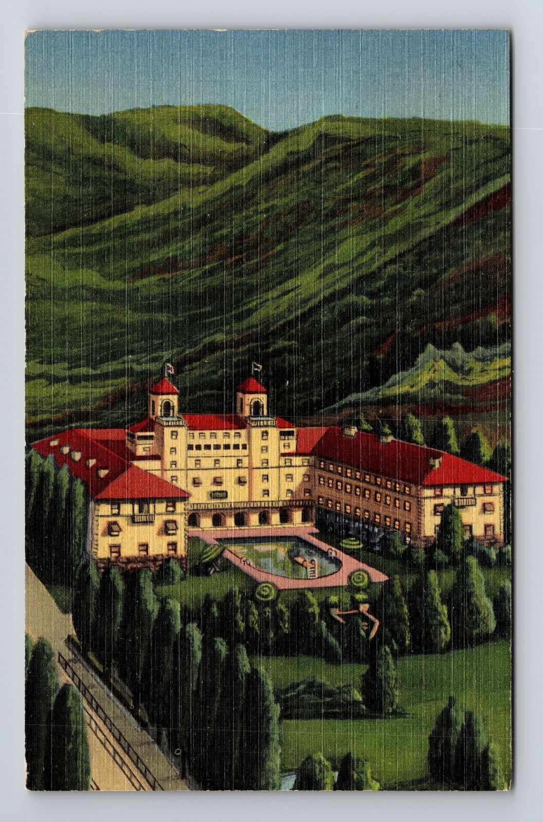 Glenwood Springs CO-Colorado, Hotel Colorado, Vintage Postcard