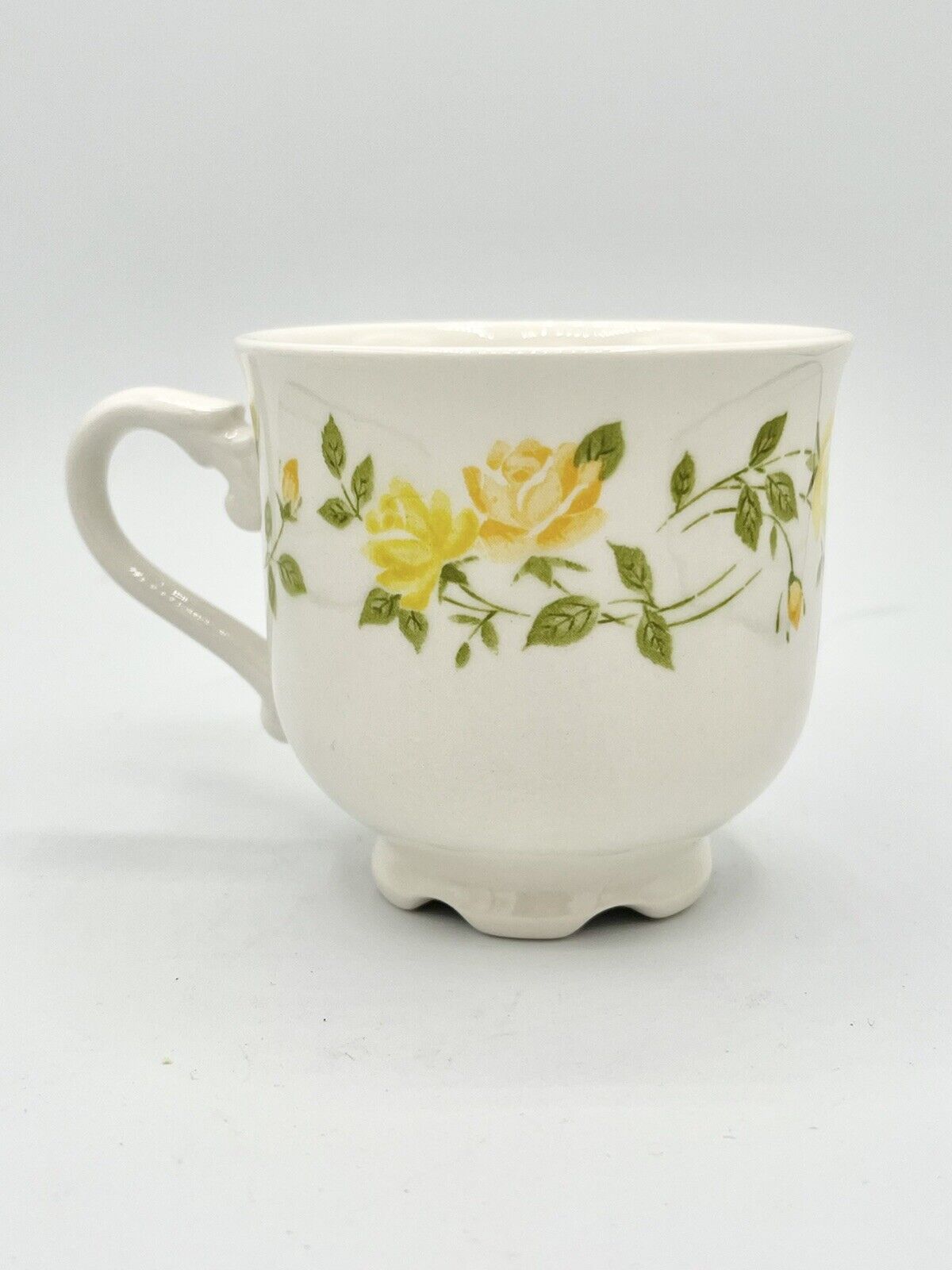 Nikko Ironstone #34 Pattern Floral Mug Tea Cup Footed Retired Replacement