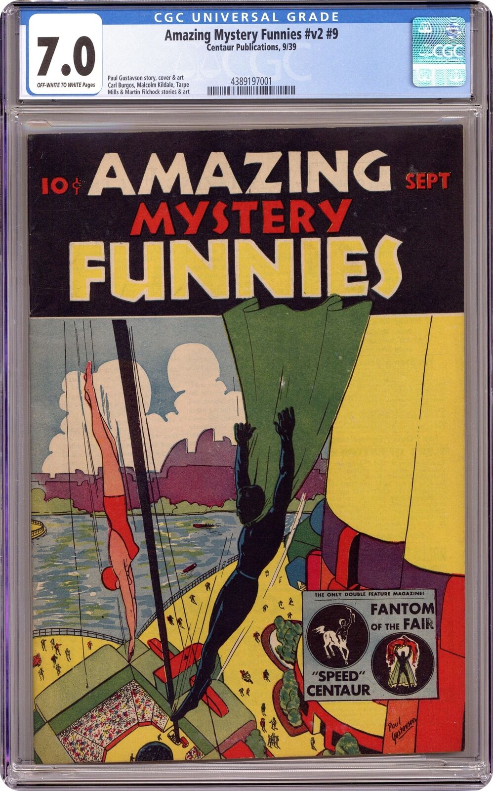 Amazing Mystery Funnies #13 CGC 7.0 1939 4389197001