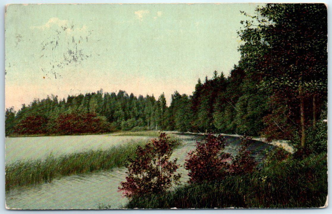 Postcard - River Shore