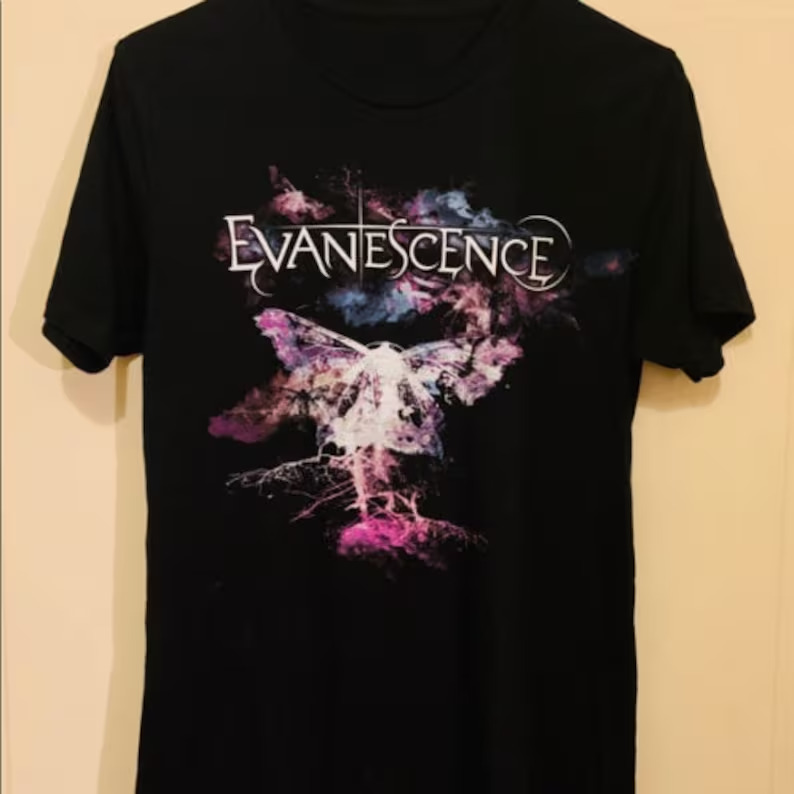 New Evanescence Band Tour Unisex Shirt Gift Family Black Shirt C073