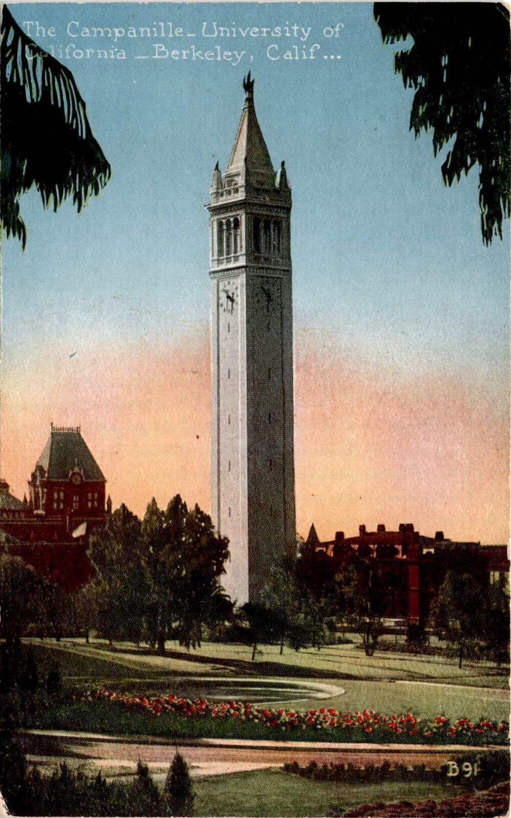 Campanile, University of California, Berkeley, Berkeley, California, Postcard