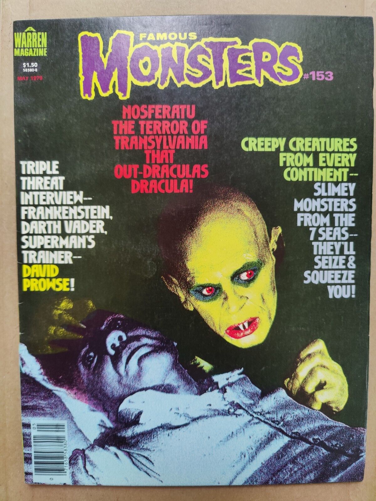 Famous Monsters #153 MAY 1979 Nosferatu Star Wars David Prowse Darth Vader VF+