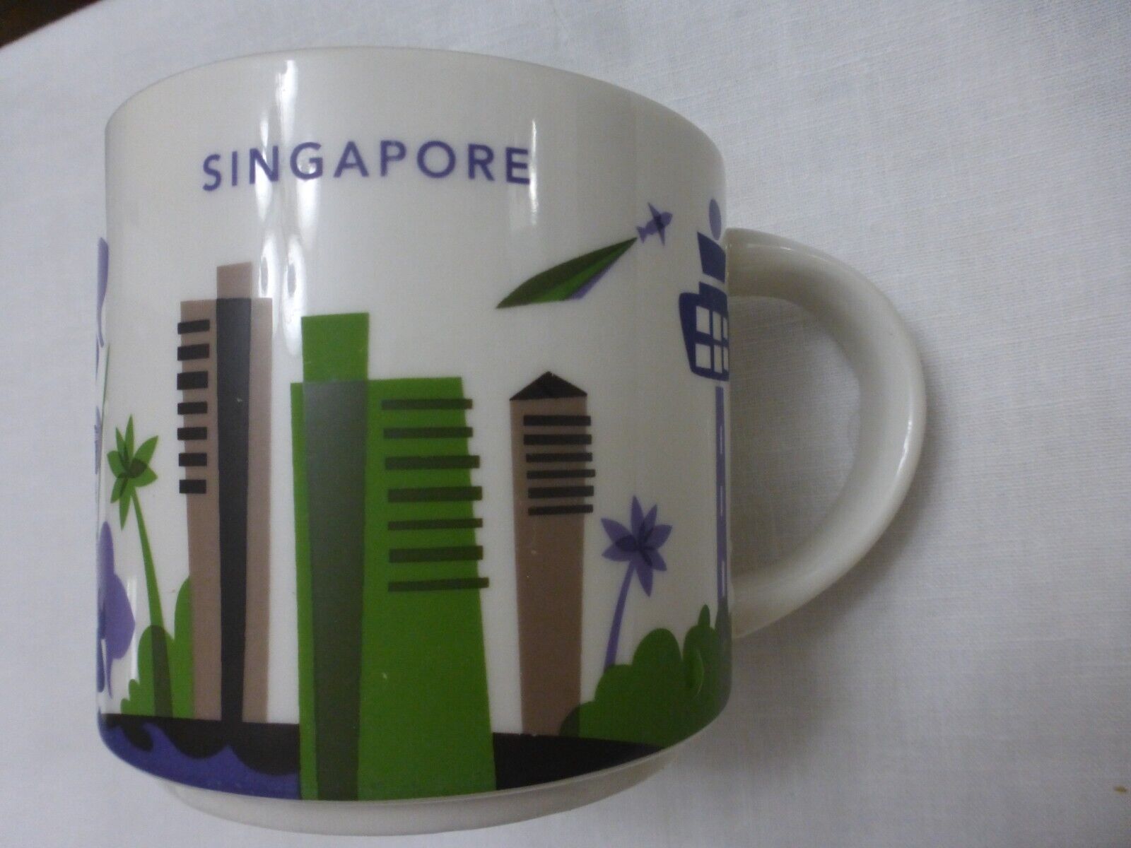 Starbucks 2019 Singapore You Are Here Ceramic Coffee Tea Mug Cup  14 oz