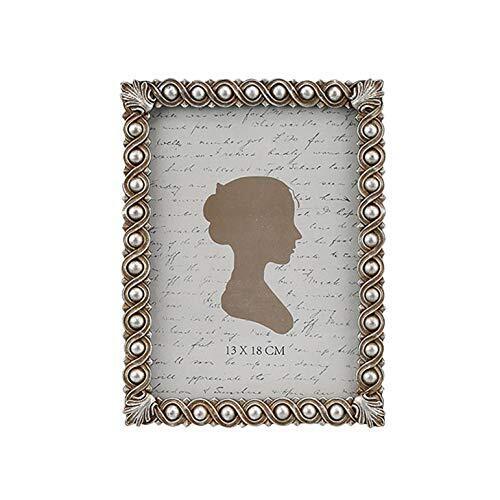 AELS 5x7 Inch Vintage Picture Frame Elegant Luxury Antique Photo Frames with ...