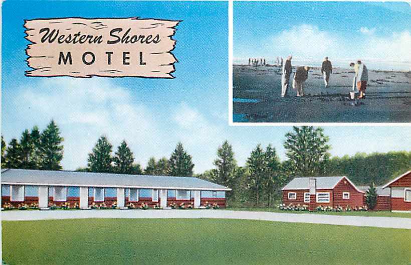 WA, Grayland, Washington, Western Shores Motel, Multi-View, Vernon Co No 24,771F