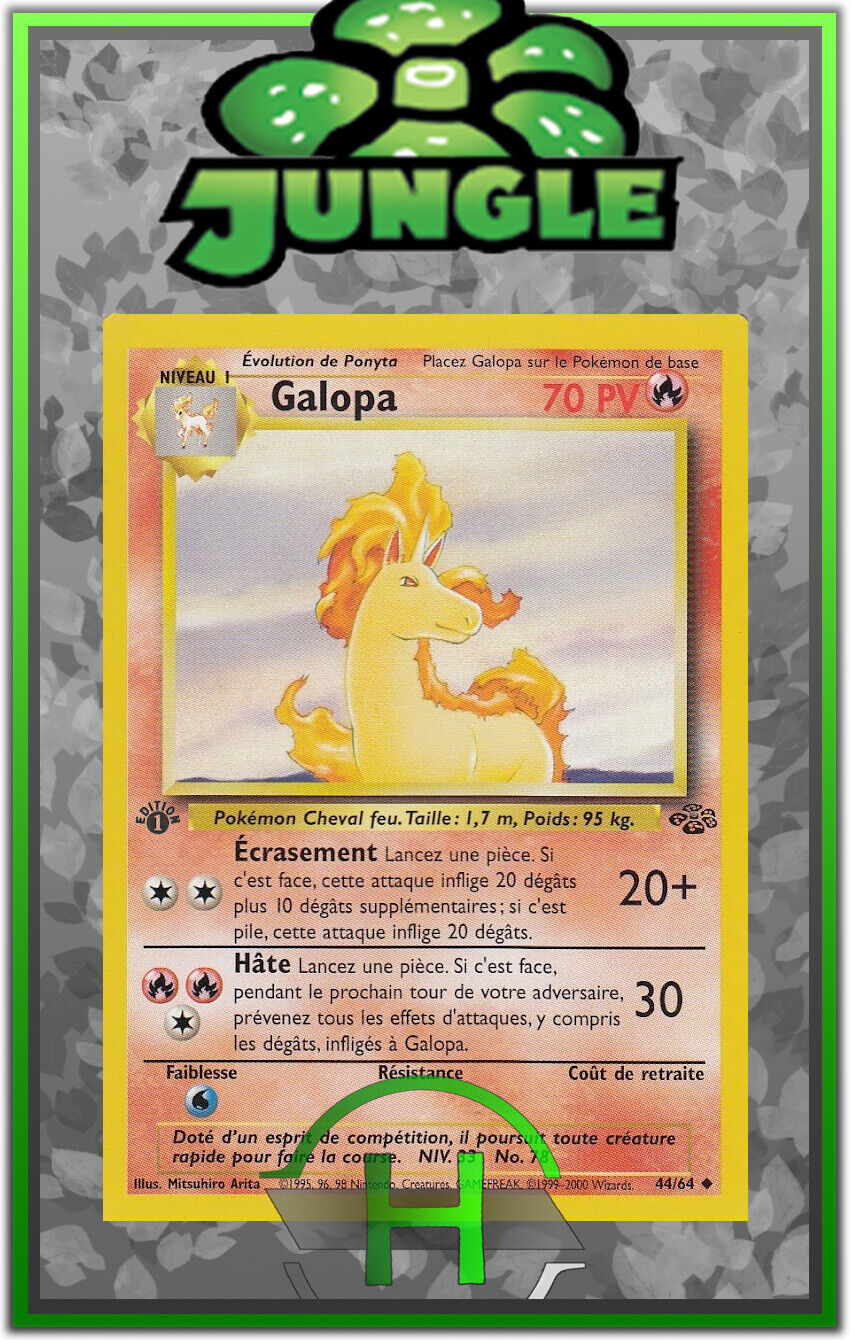 Galopa 1st Edition - Jungle - 44/64 - French Pokemon Card