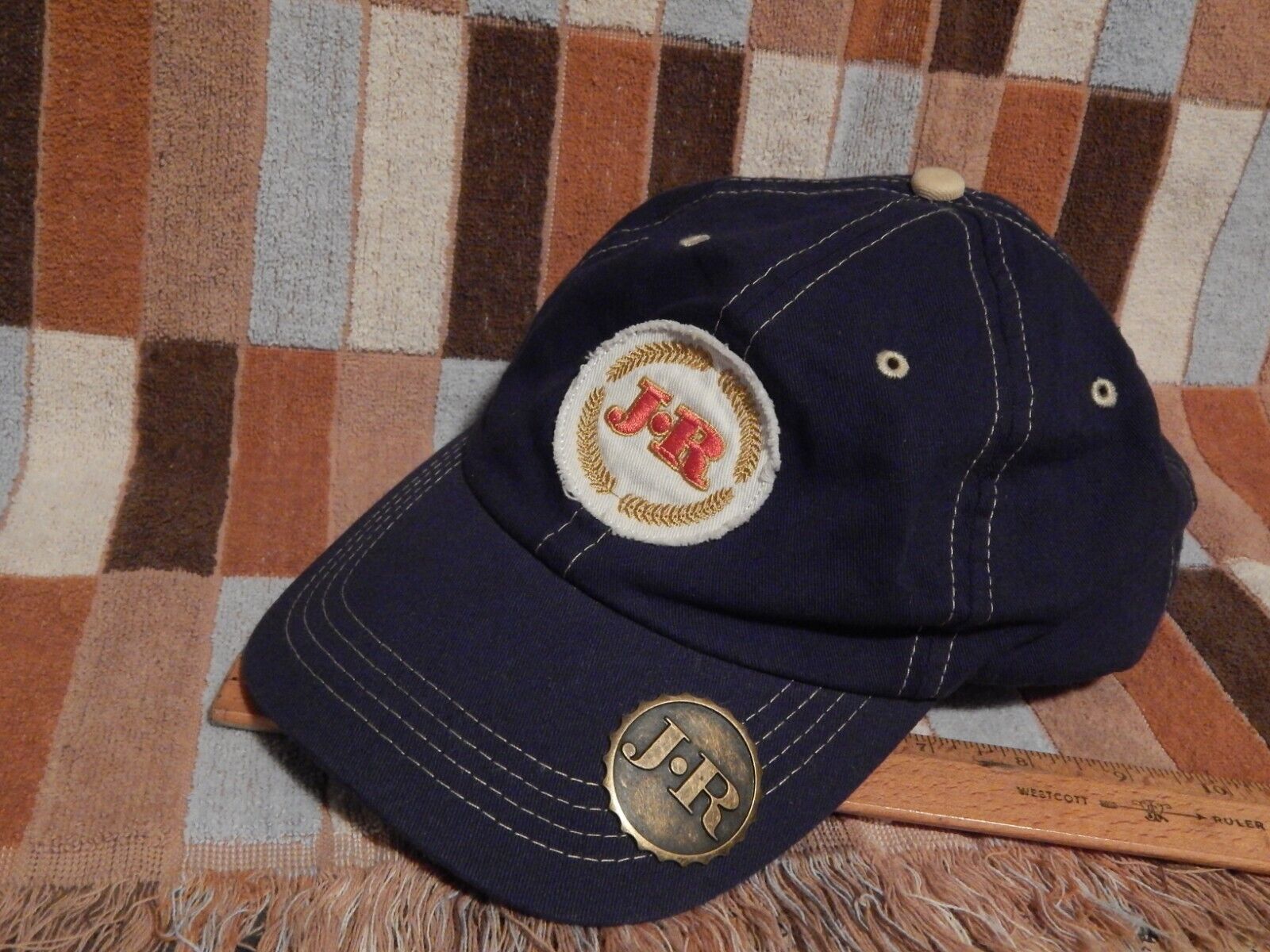 JR Cigar ~ Promotional HAT w/ Bottle Opener Brim ~ Adjustable CAP ~ .