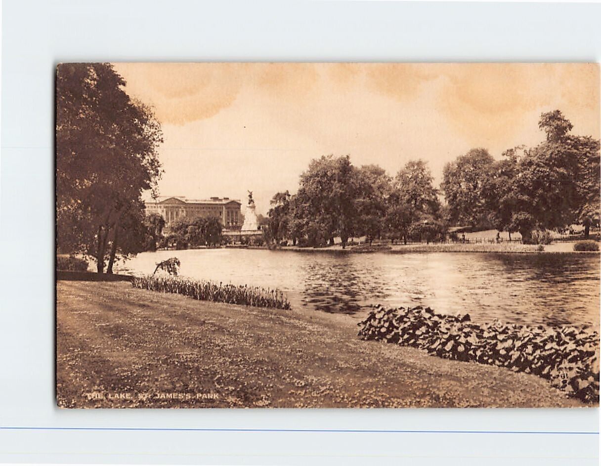 Postcard The Lake St. James Park London England