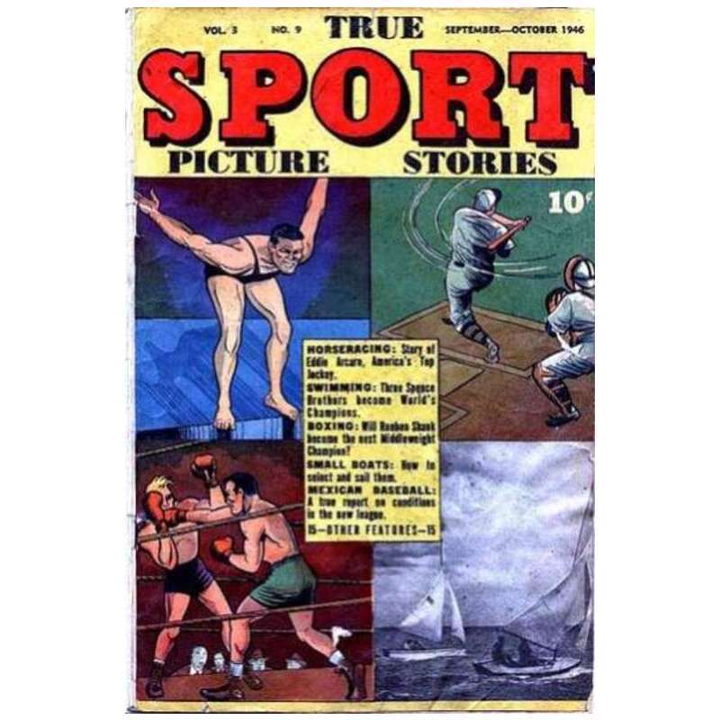True Sport Picture Stories: Volume 3 #9 in VG minus. Street & Smith comics [j