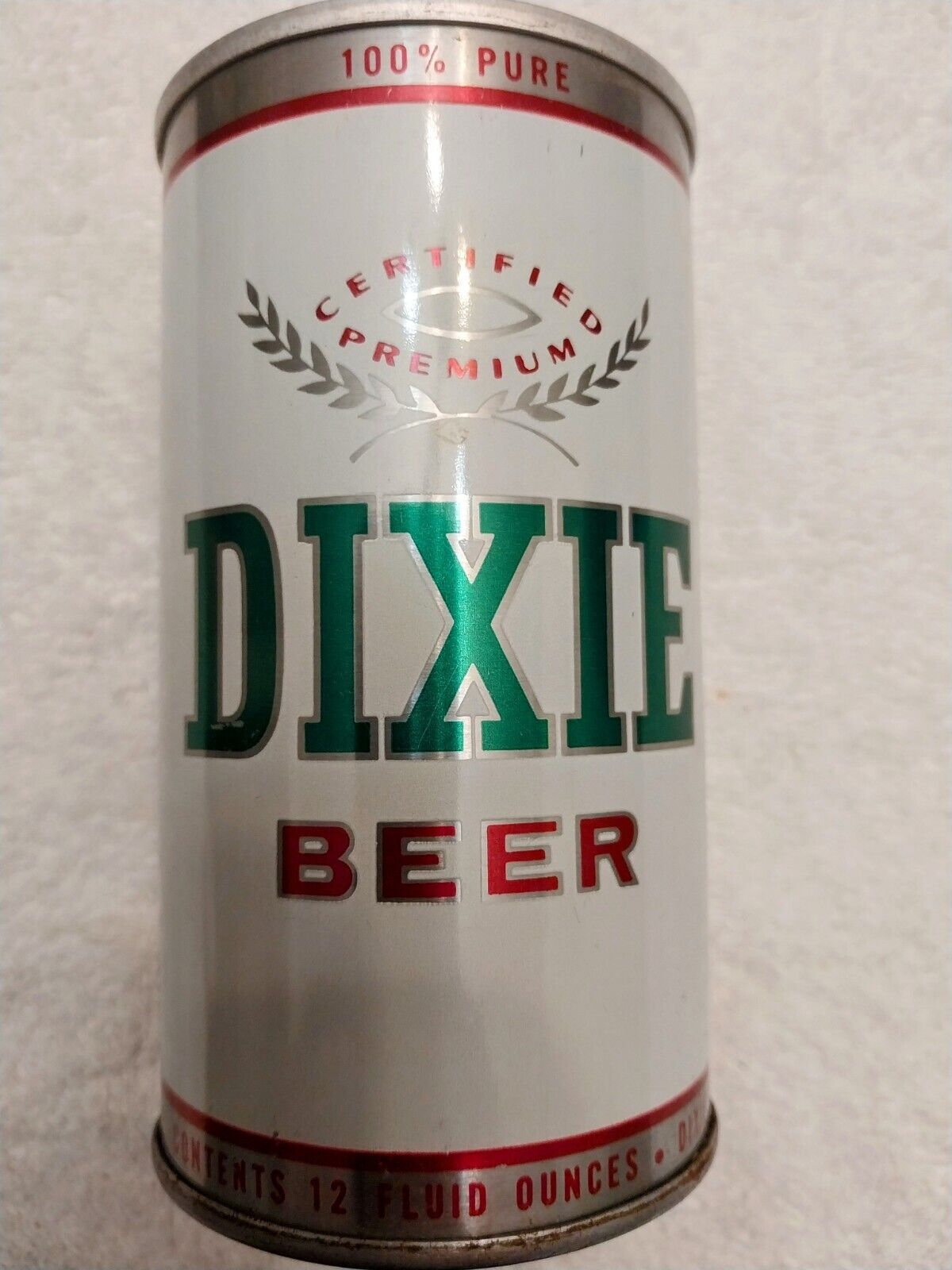 Vintage Dixie Pull Tab beer can 12oz empty
