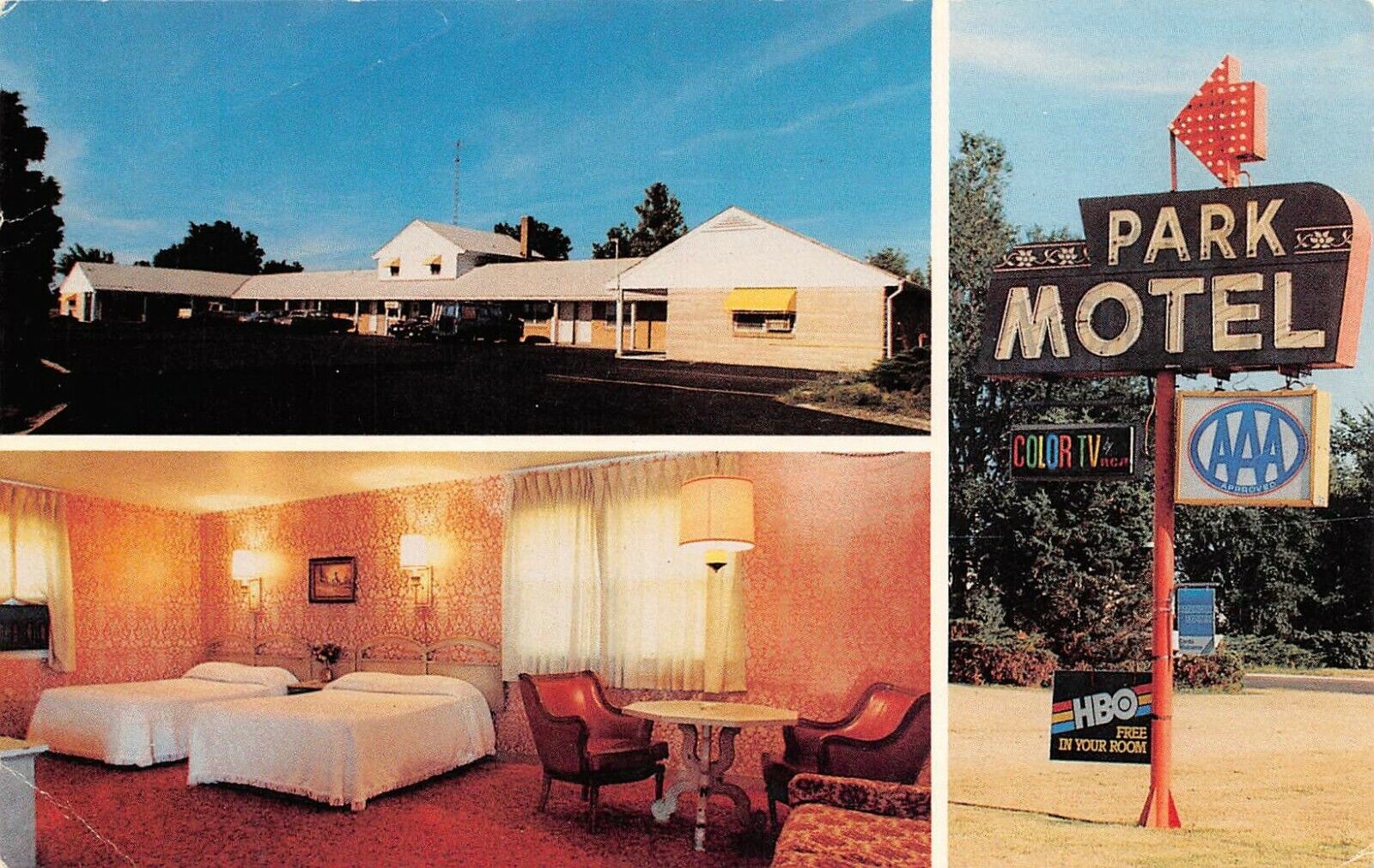 Park Motel Morris Illinois Postcard