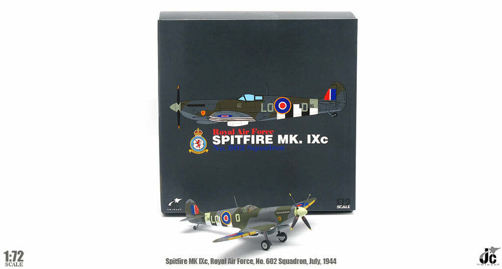 Spitfire MK Ixc, RAF, Pierre Clostermann, 602 Squadron,1944, 1/72 JCW-72-SPF-002