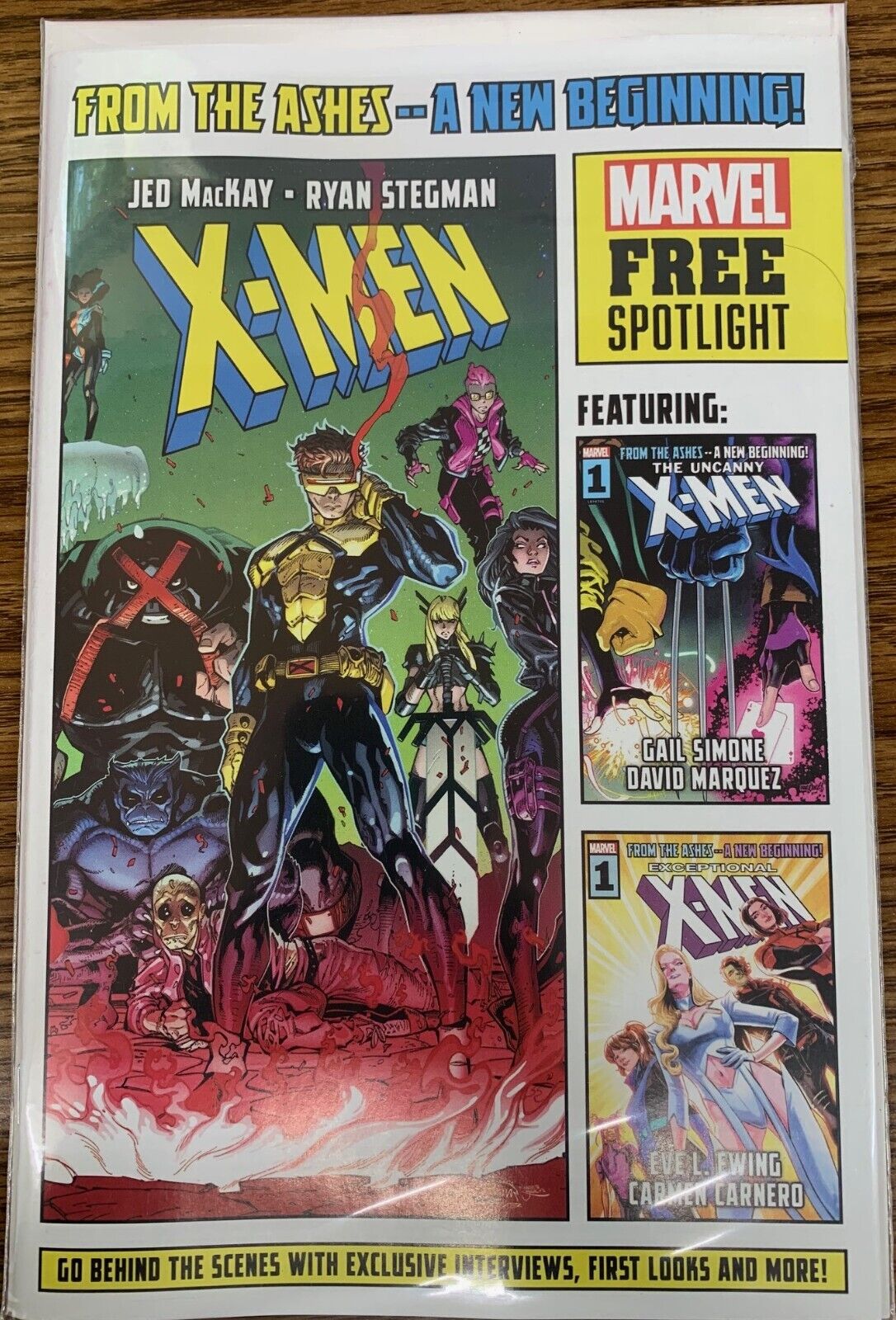 X-Men: From the Ashes Sampler (Actual Image)