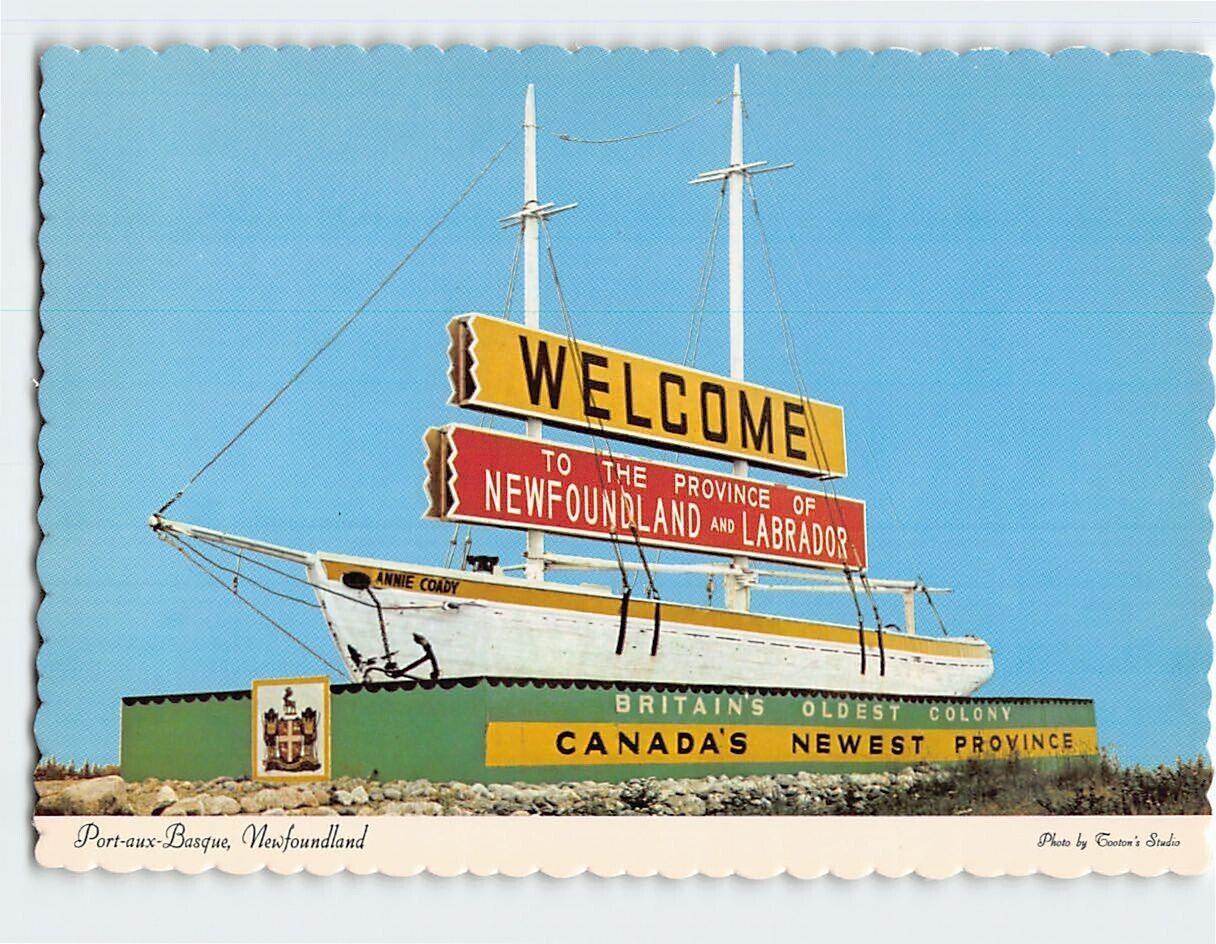 Postcard Port-aux-Basque, Canada