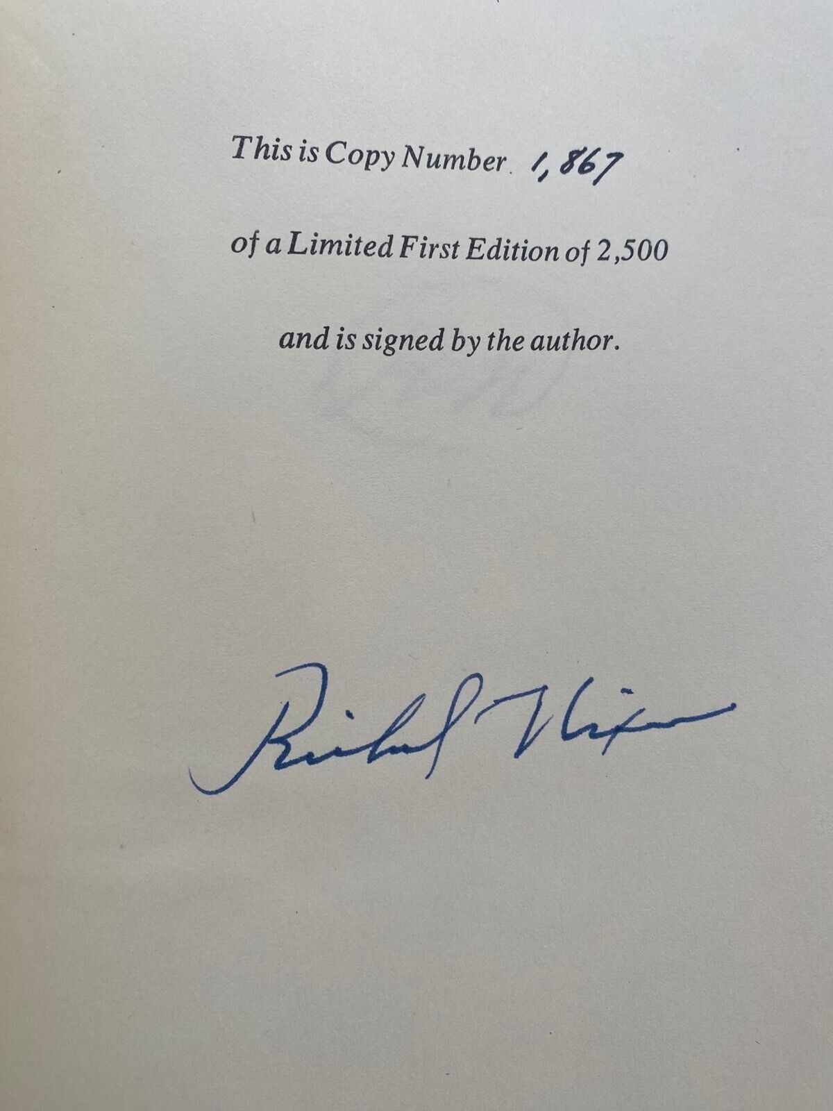 RN: The Memoirs of Richard Nixon, signed limited edition