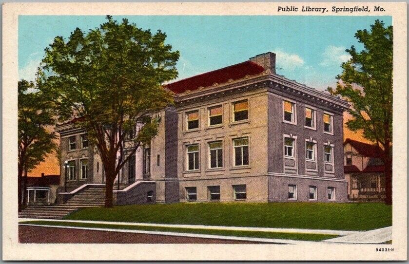 1930s Springfield, Missouri Postcard \