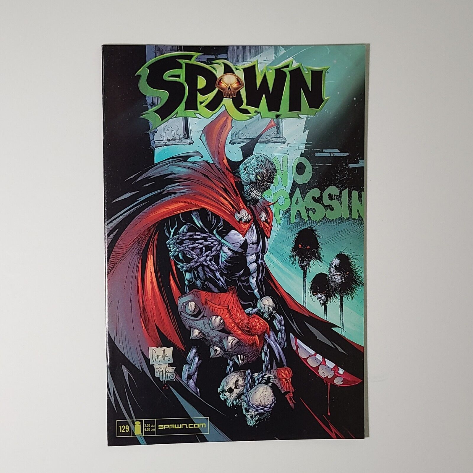 Spawn #129, VF+ (Image, 2003) Greg Capullo Cover, McFarlane, Lower Print Run