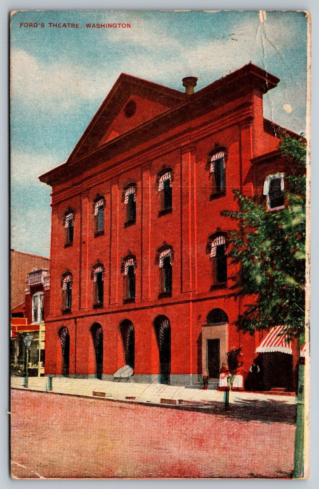 Washington DC- Ford\'s Theatre, Outside View, Vintage Postcard