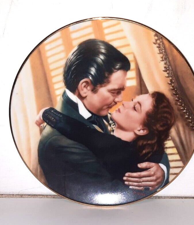 Vintage Gone With The Wind Critics Choice Marry Me Scarlett 1991 Plate Décor