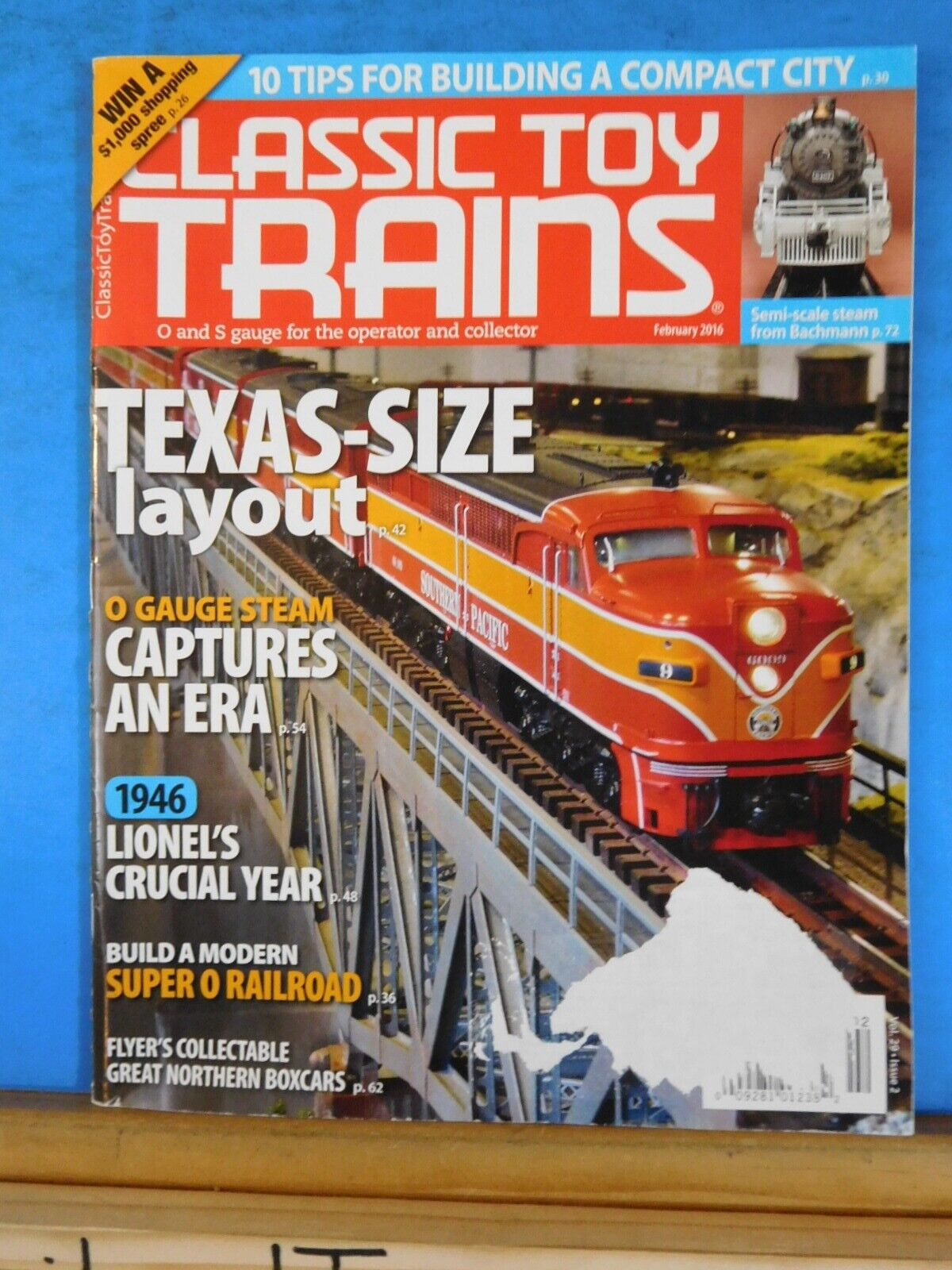 Classic Toy Trains 2016 February Texas Size Layout