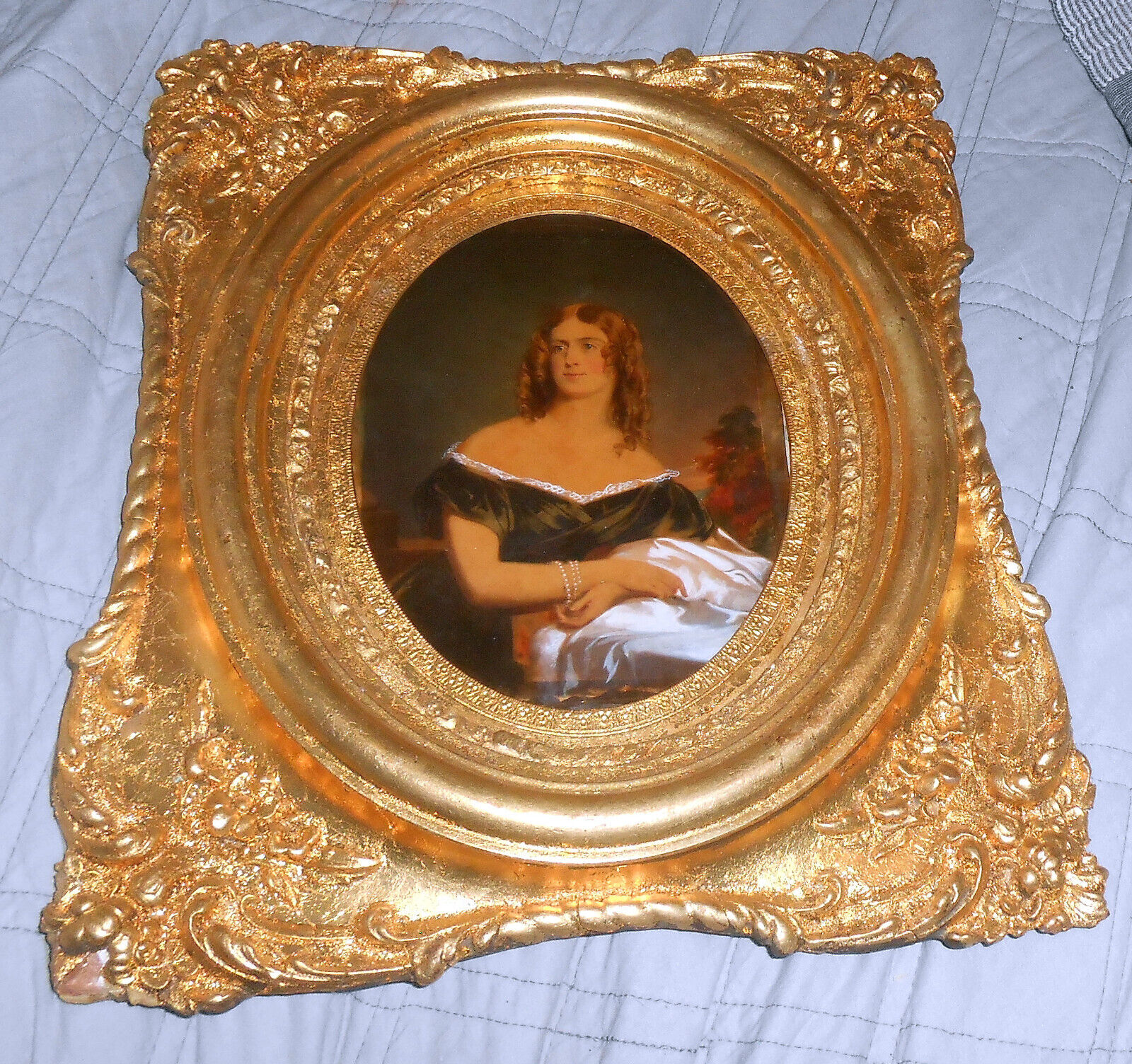 Rare 1850s Ivorytype Photograph of Thomas Sully's Mrs Harry Ingersoll