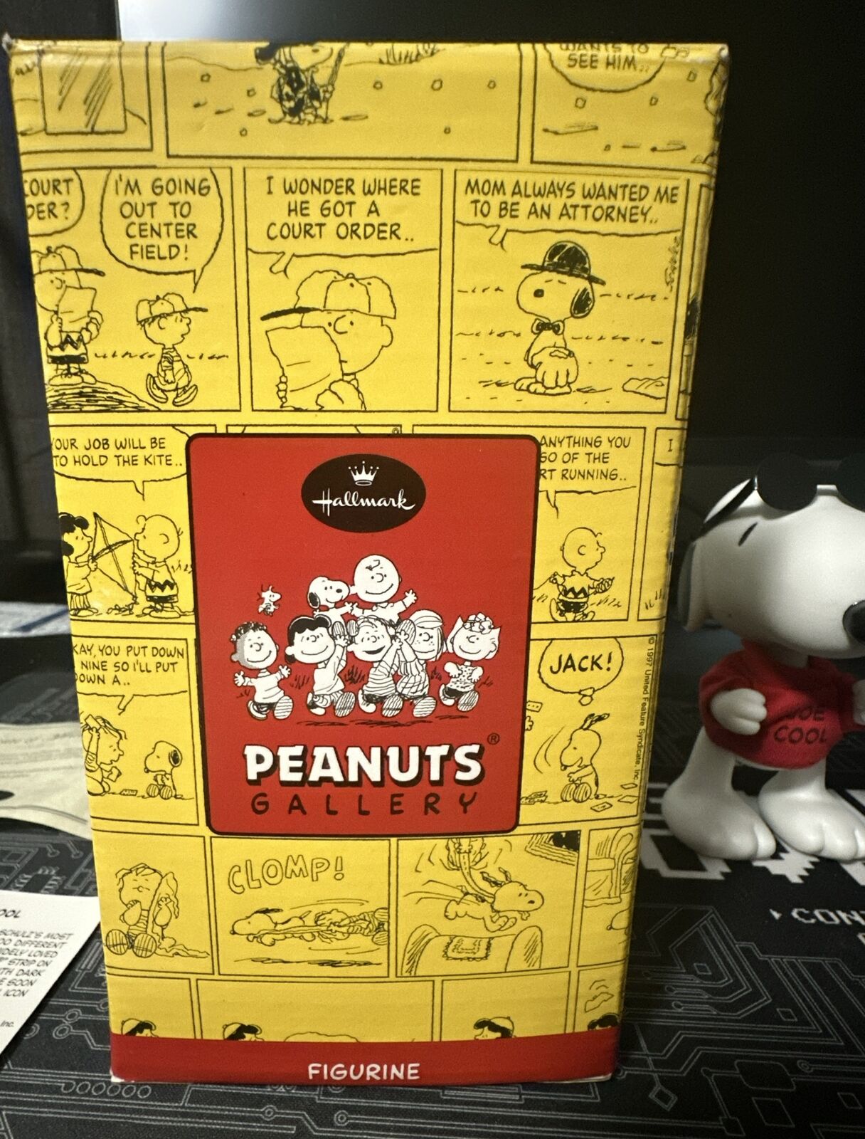 Hallmark Peanuts Gallery JOE COOL Snoopy Figurine Numbered 2E/5603 With COA