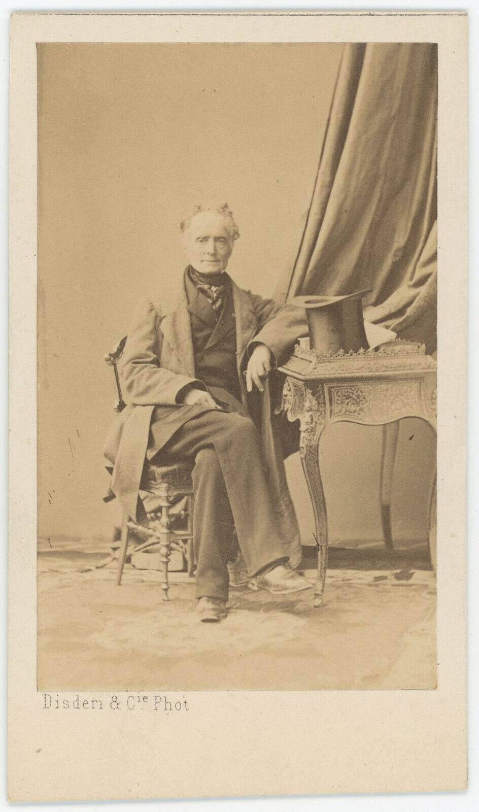 CDV circa 1865. Jean-François Mocquard, Chief of Staff to Napoleon III. Disderi