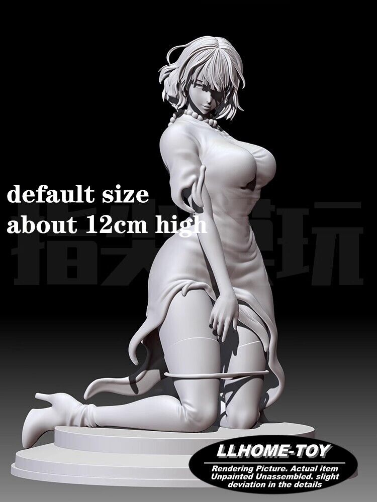 Anime character Fubuki pretty hot girl kneel Resin 3D Print GK Kit Figure Gift