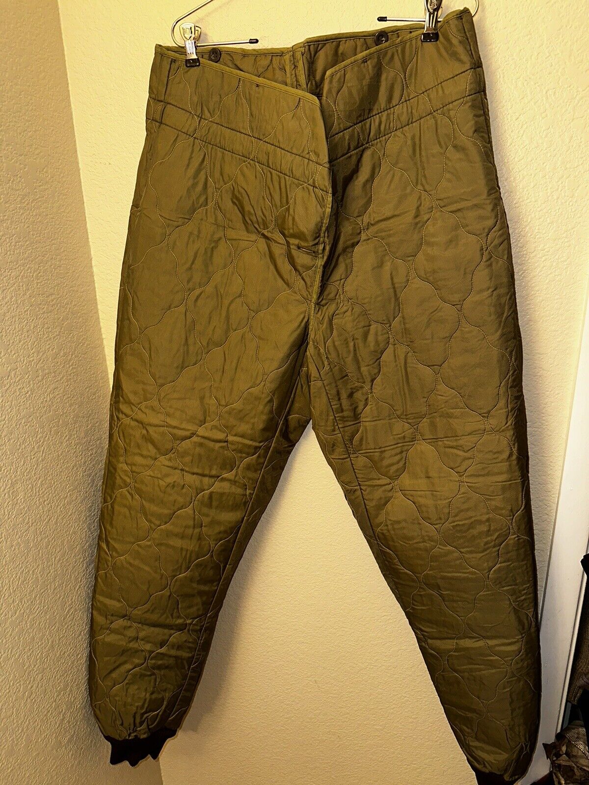 Ozkn Prešov Czech Military Pants Liner Green Quilted Insulated Jogger Winter