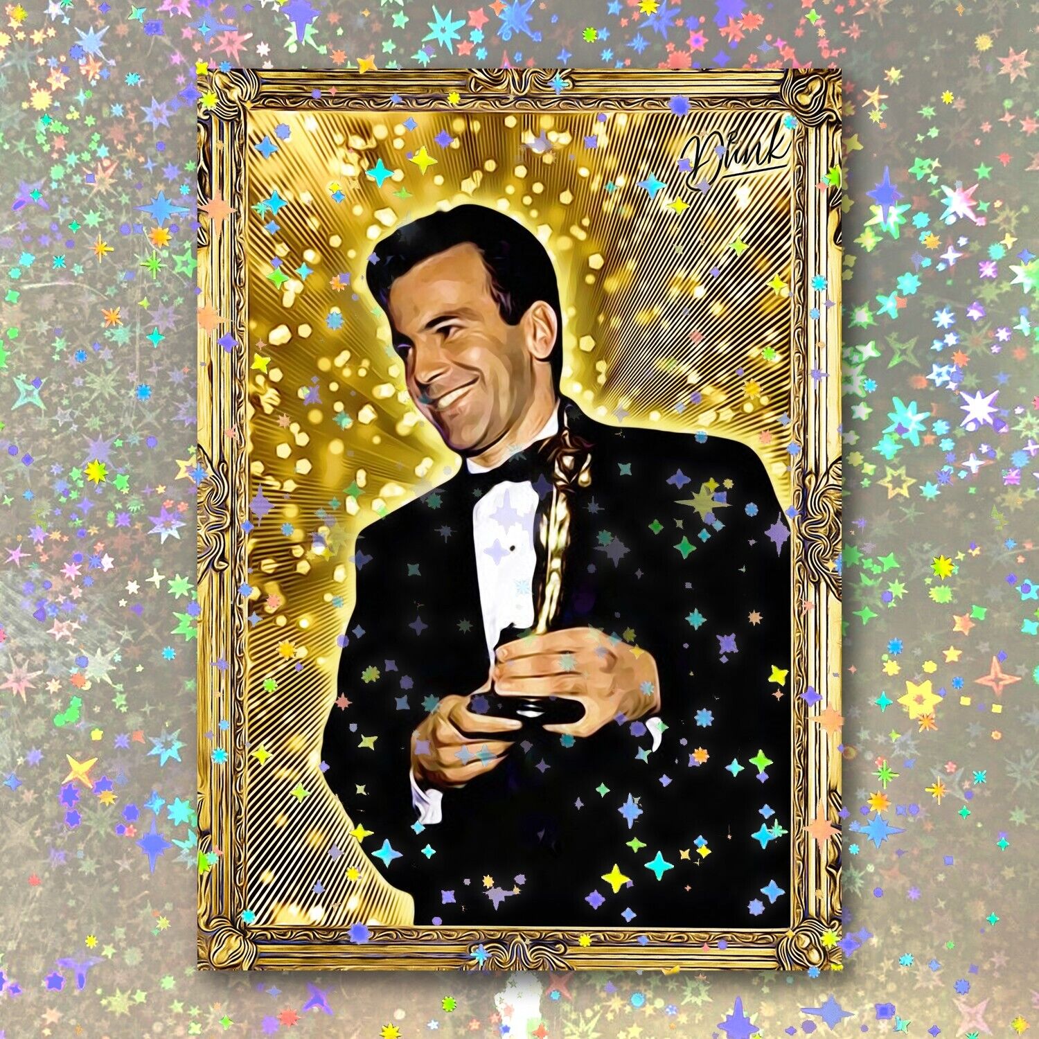 Maximilian Schell Holographic Gold Getter Sketch Card Limited 1/5 Dr. Dunk