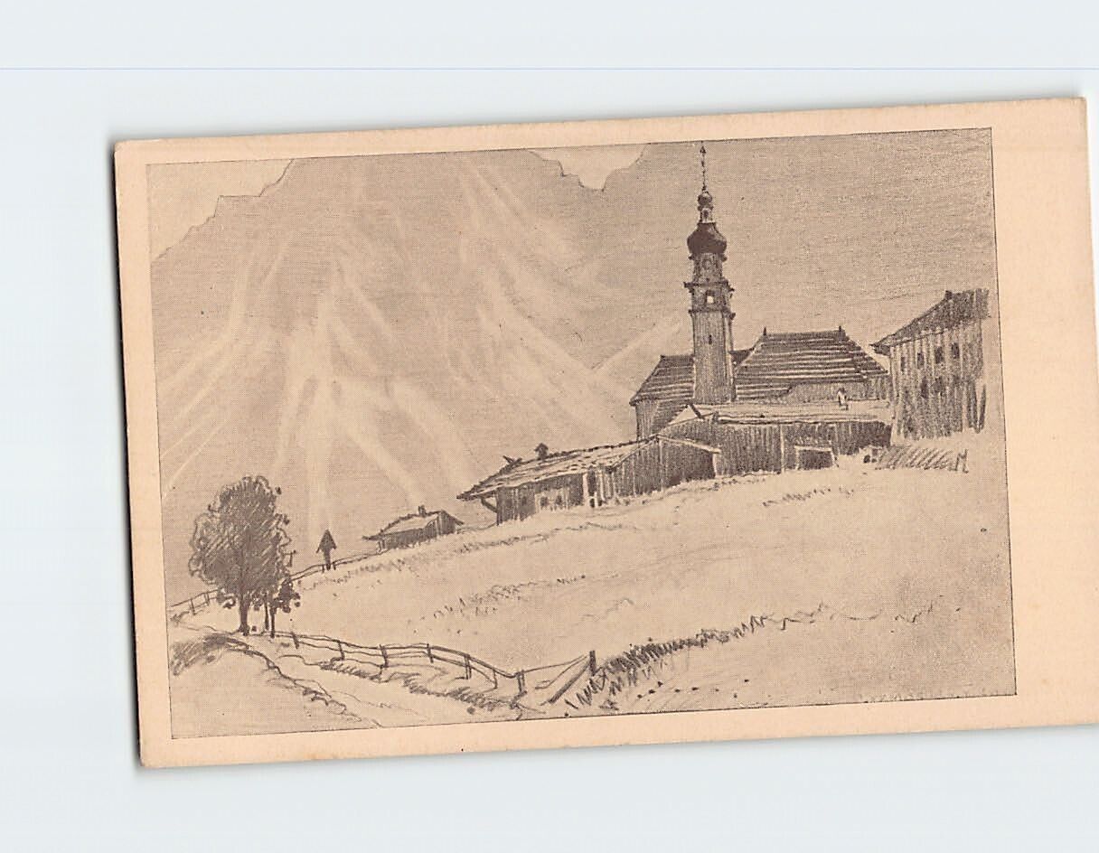 Postcard View in Lermoos Tyrol Austria