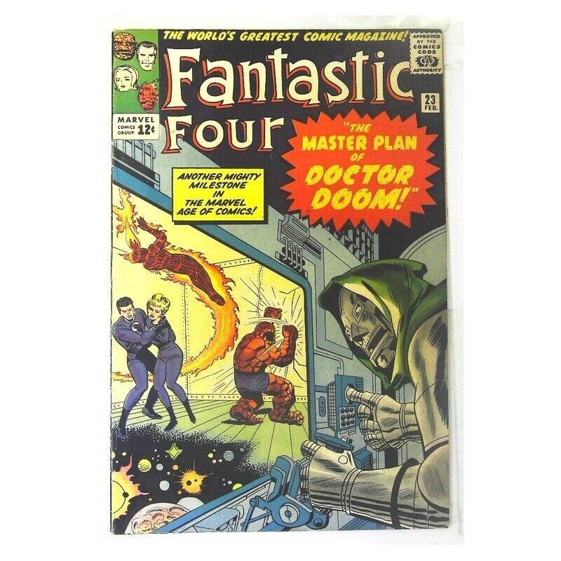 Fantastic Four (1961 series) #23 in Fine condition. Marvel comics [j\