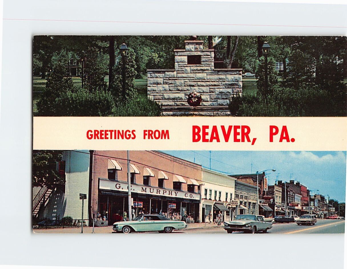 Postcard Greetings from Beaver Pennsylvania USA