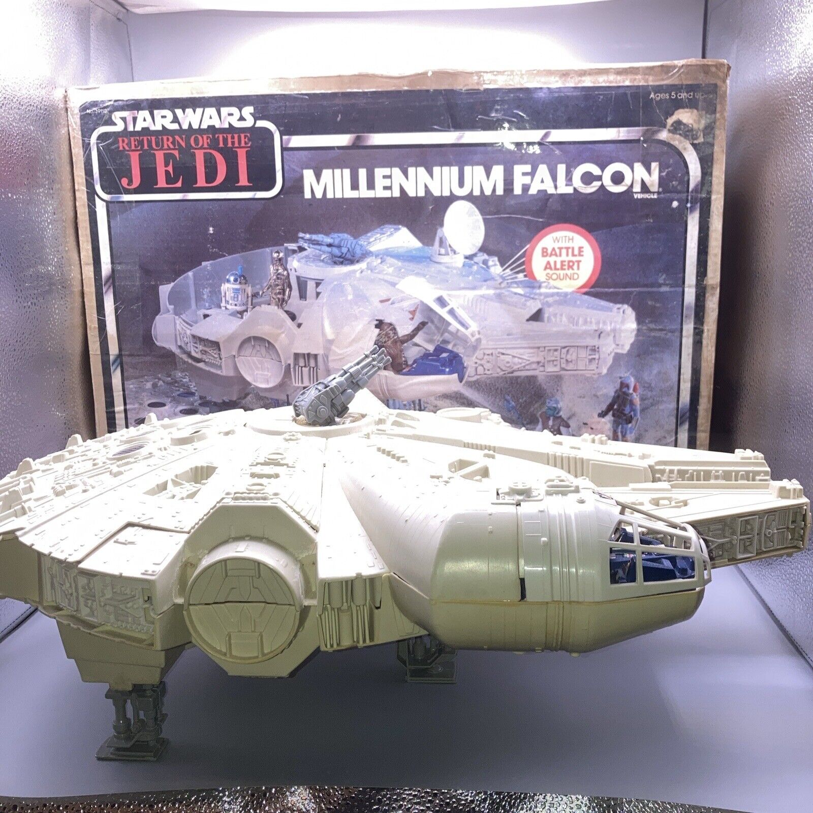 Vintage Star Wars Millennium Falcon   ROTJ W/box Working