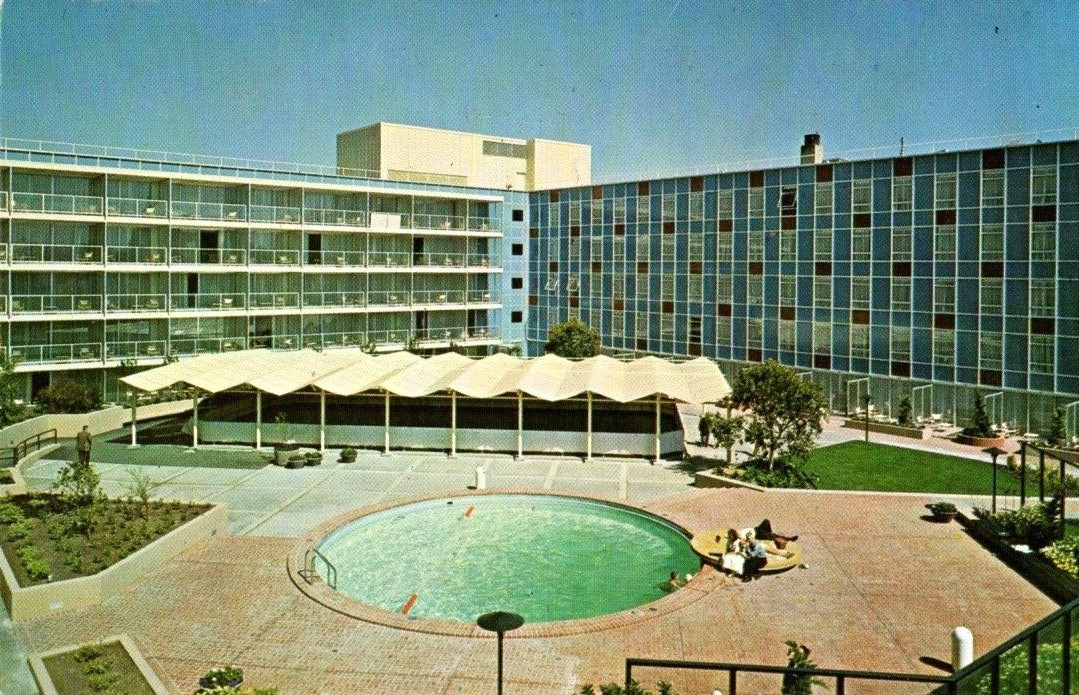 Jack Tar Hotel San Francisco California CA Aerial View c1960s Postcard
