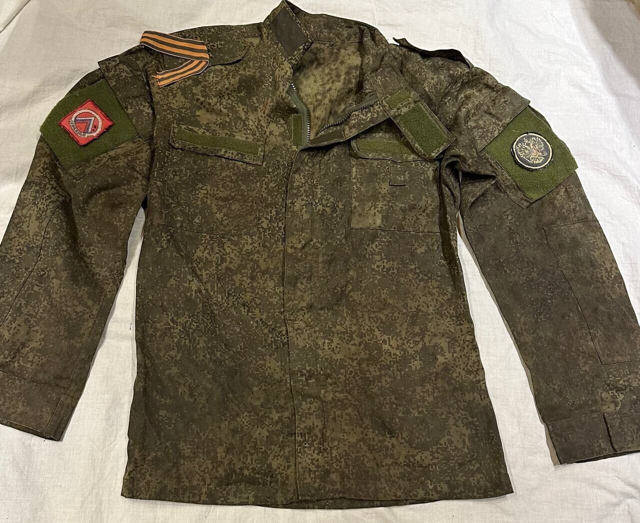 Russian Army Summer Jacket Uniform Patches Chevrons Flag Pants Hat Cover Ratnik