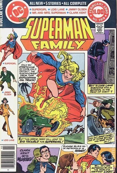 Superman Family #199 FN 6.0 1980 Stock Image
