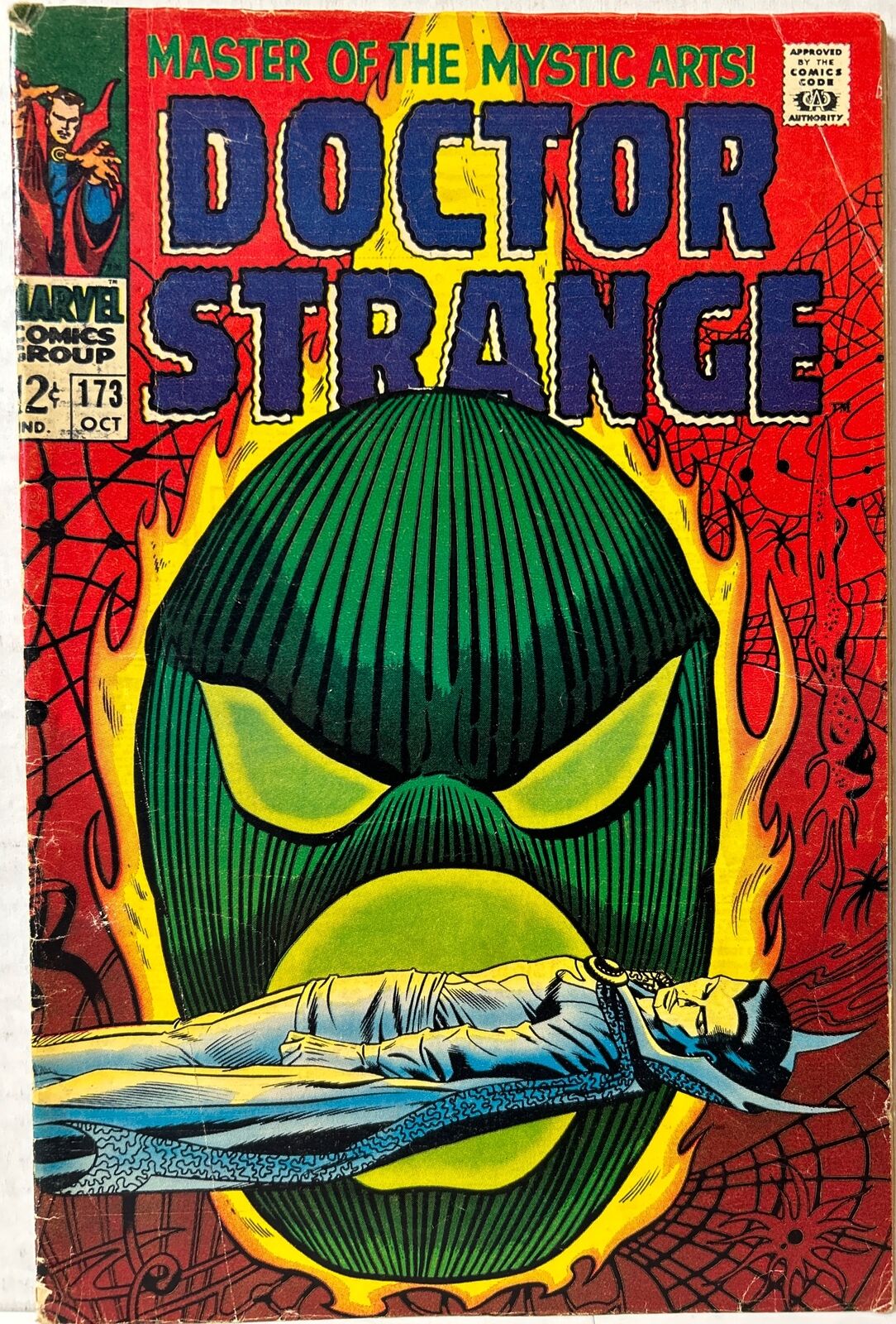 Doctor Strange #173 Dormammu Silver Age Marvel Comics 1968 VG-