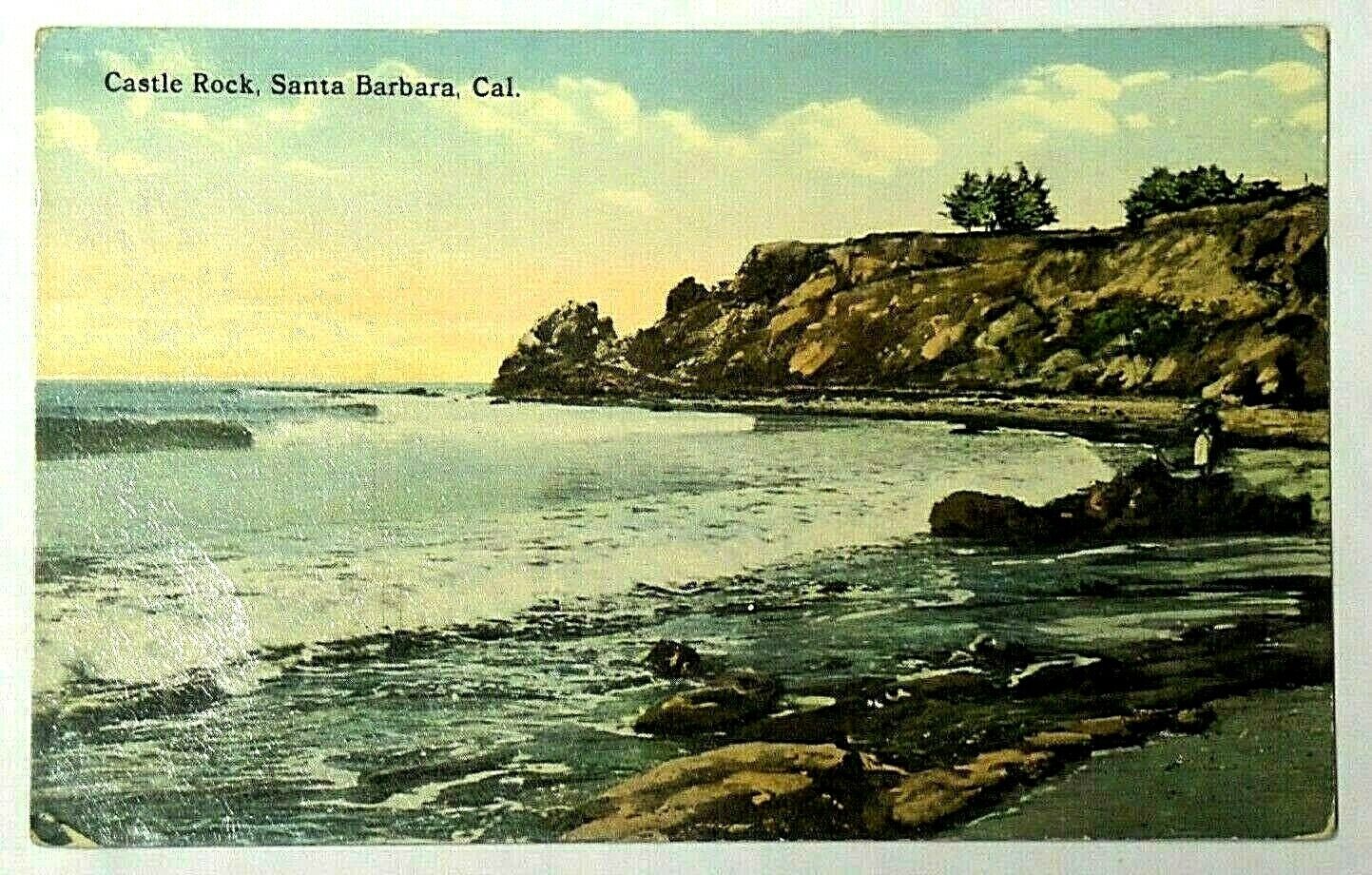 Castle Rock, Santa Barbara, California Divided Back Postcard 6050