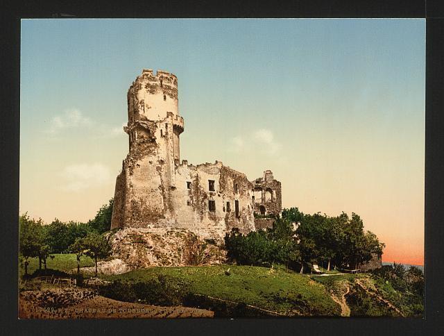 Chateau de Tournoel Clermont-Ferrand France c1900 OLD PHOTO