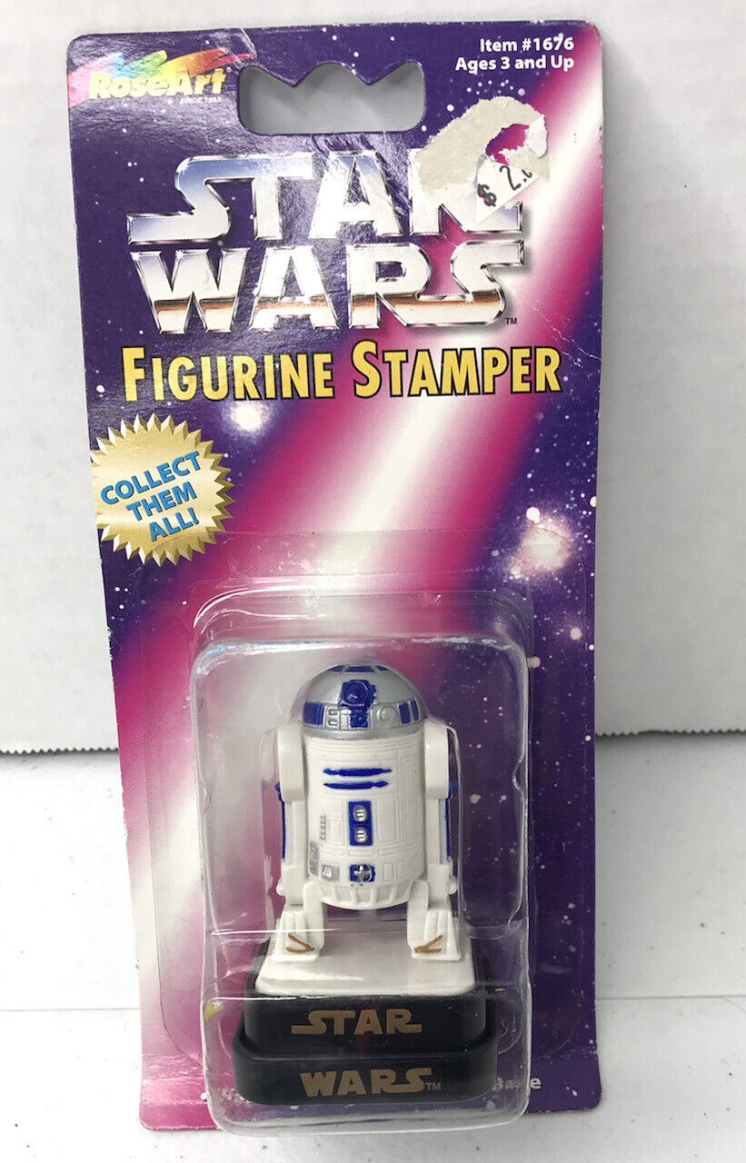 Vintage Roseart Star Wars R2D2 Figurine Stamper NIP 1997 Collectors Item NOS