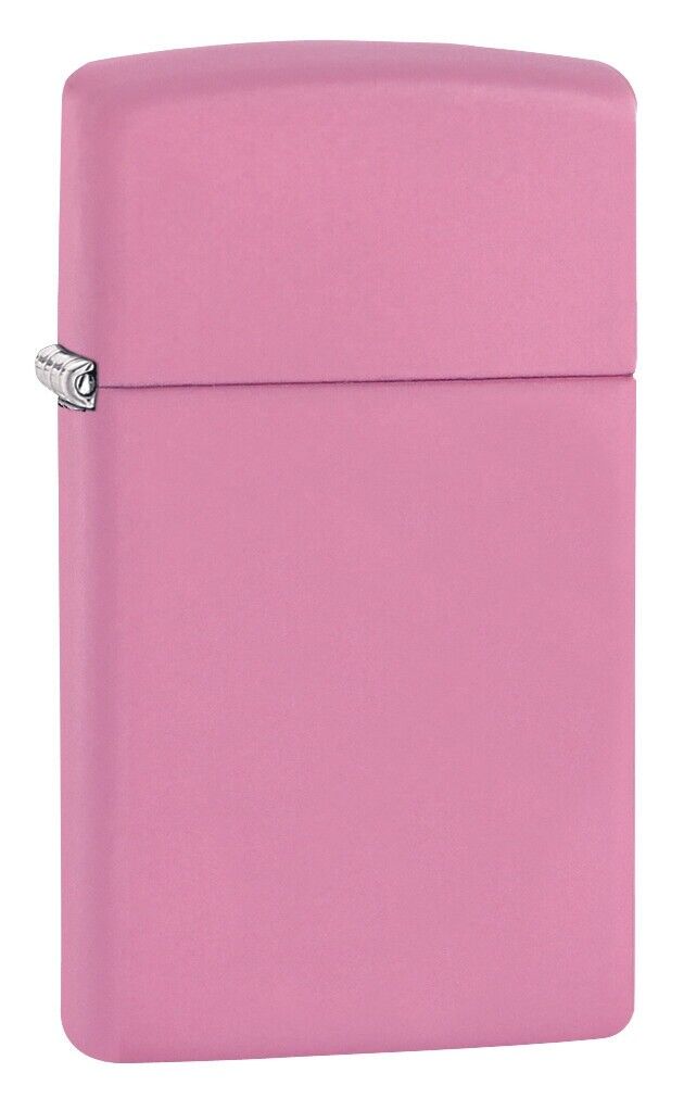 Zippo Slim Pink Matte Windproof Pocket Lighter, 1638
