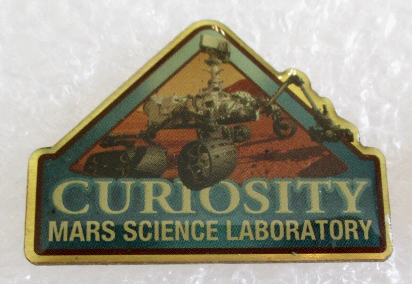 NASA Curiosity Mars Science Laboratory Exploration Program Souvenir Pin