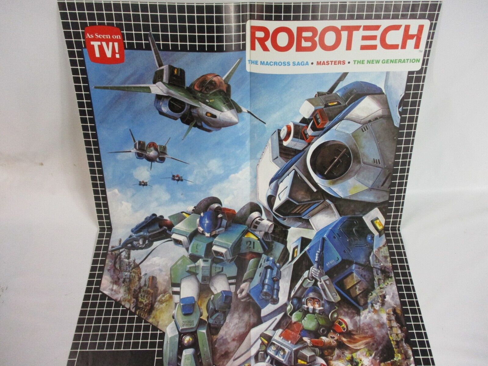 Comico ROBOTECH Original 1985 PROMO POSTER 20x28