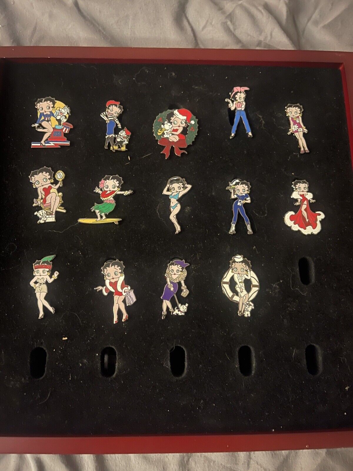 The Betty Boop Pin Collection Pinback Super Rare Vintage Enamel Pins