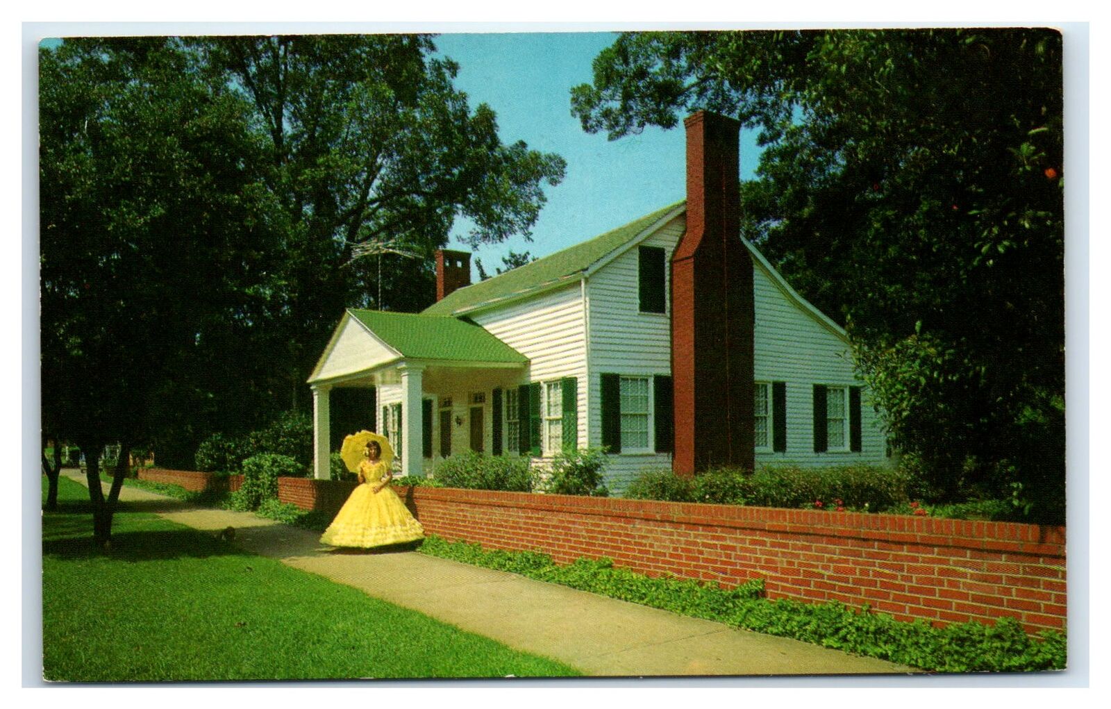 Port Gibson, MS Postcard- ENGLESING HOME birthplace Constance Cary