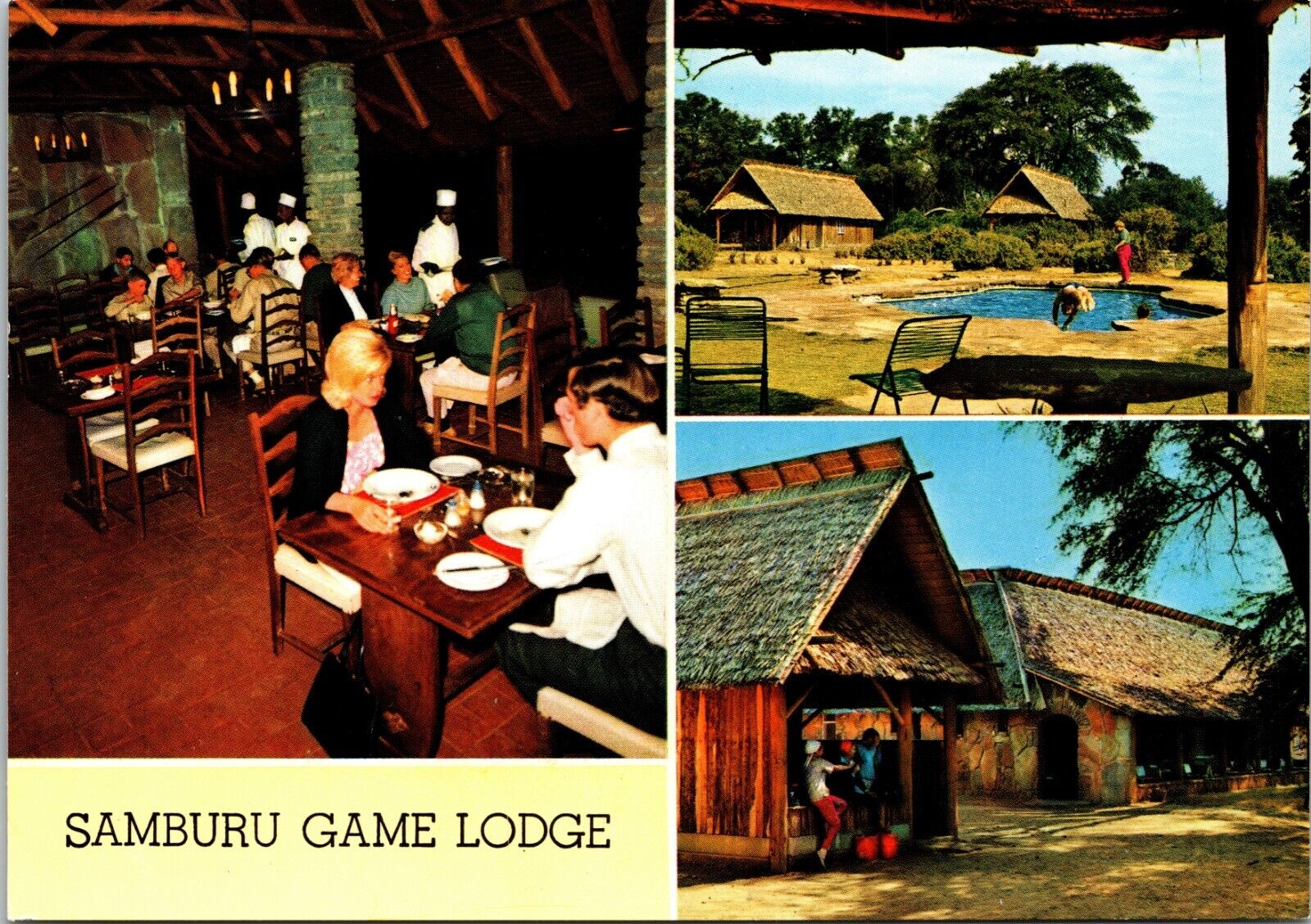 Samburu Game Lodge Postcard dining room, grounds
