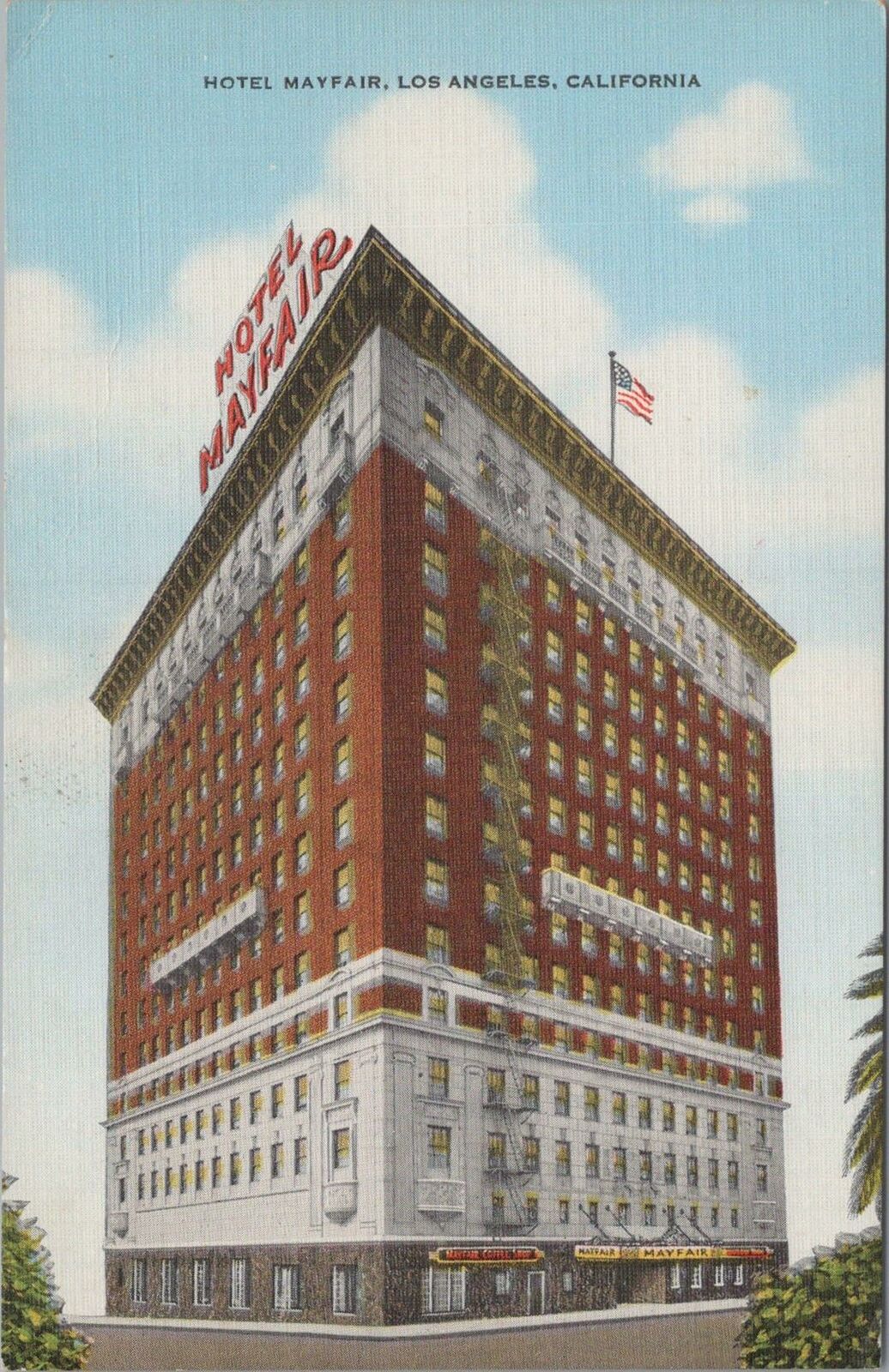 Postcard Hotel Mayfair Los Angeles CA California  